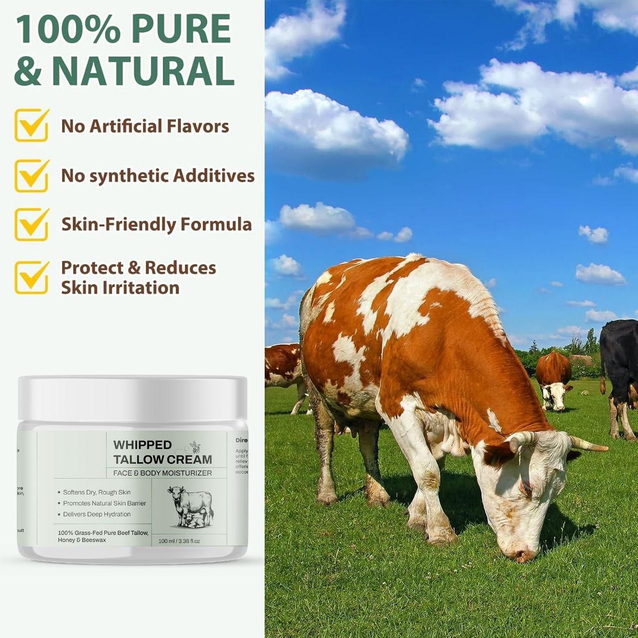 Whipped Tallow Cream 100 ml Pack of 1